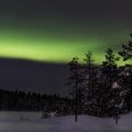 the northern lights over Finland